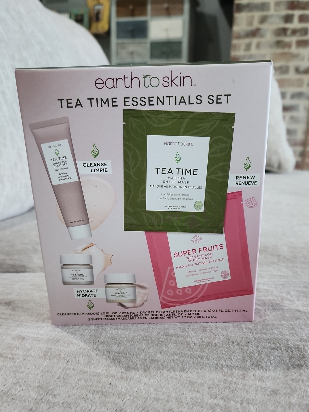 NWT Earth To Skin Tea Time Essentials Set